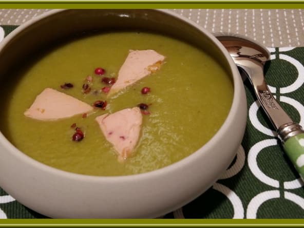 Velouté de poireau festif