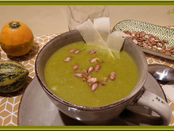 Velouté de potiron et persil