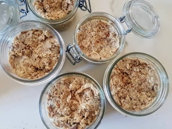 Succulentes rillettes au faisan et au piment d'Espelette 