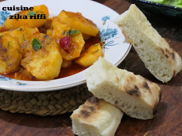 RAGOÛT DE POMMES DE TERRE AU BASILIC- BATATA MARKA BEL HBAC