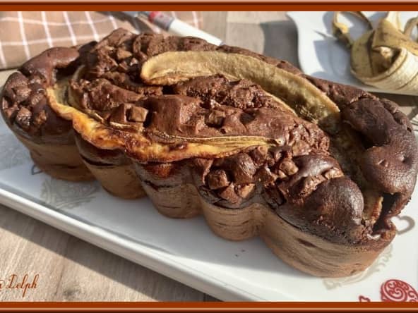 Banana bread au chocolat