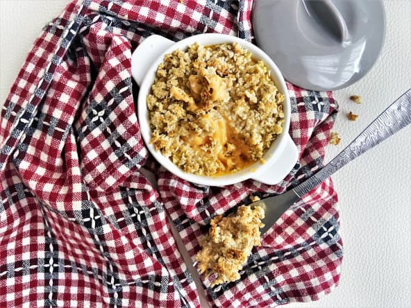 Crumble salé de potiron Healthy