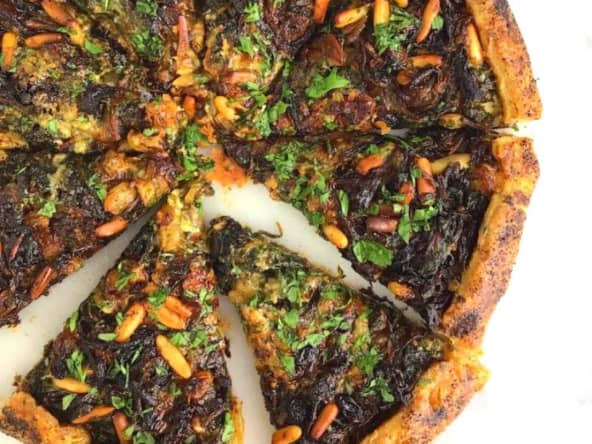 Galette de bette à carde, fromage bleu et sumac de Yotam Ottolenghi