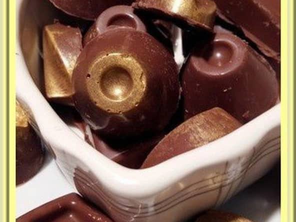 Chocolats fourrés à la pâte de Gavotte