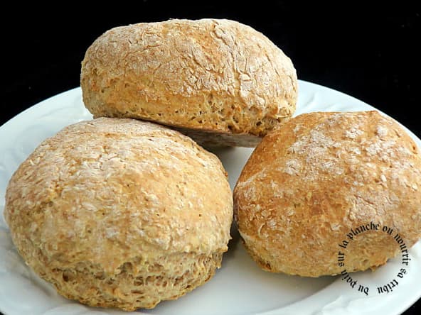 Petits pains express aux yaourts IG bas : recette express