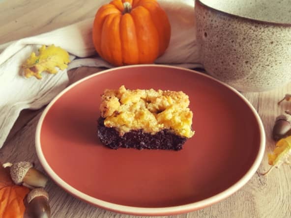 Brownie crumble à la courge