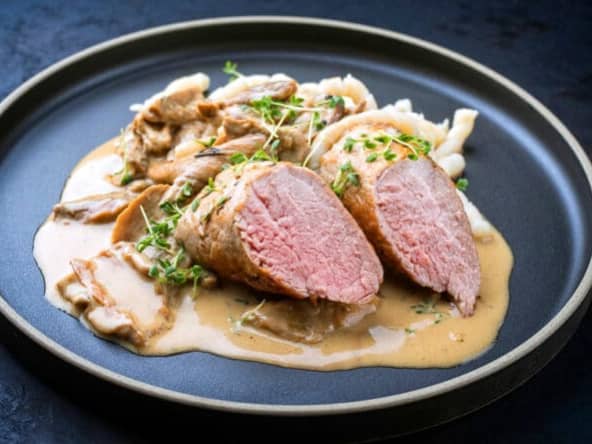 Filet mignon à la crème de moutarde - Plat Principal