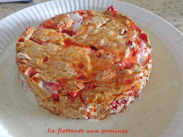 Ile flottante aux pralines