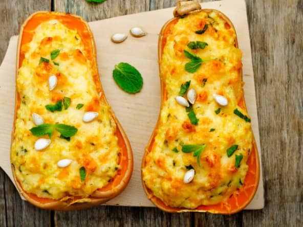 Courge Butternut farcie, la recette que vous devez absolument tester -