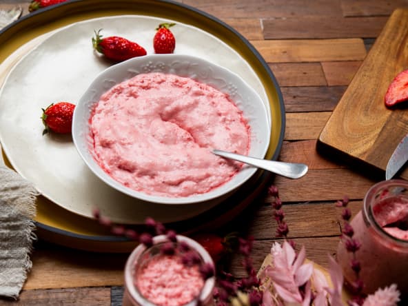 Mousses de fraises