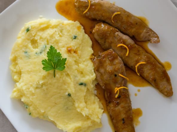 Aiguillettes de canard à l'orange pour les fêtes