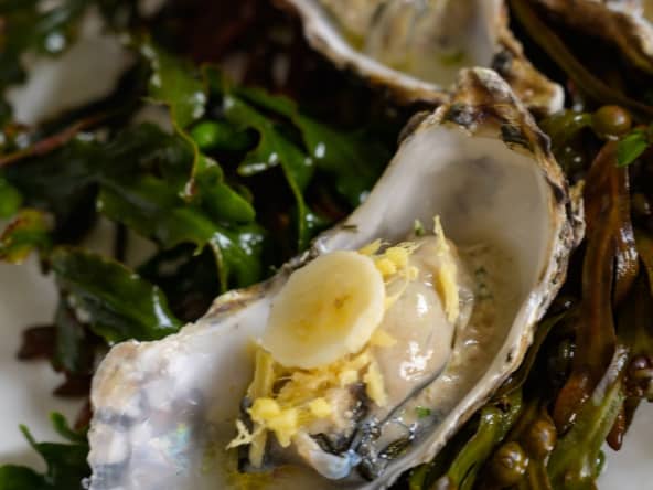 Huîtres Gaya (ou presque) selon une recette de Pierre Gagnaire