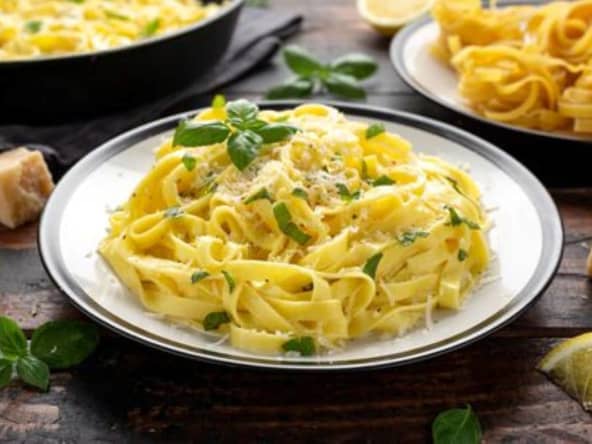 spaghettis au citron