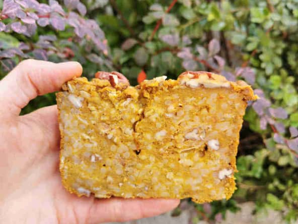 Gâteau vegan aux pâtes