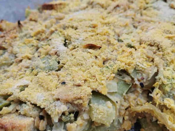 Stuffing de Thanksgiving vegan