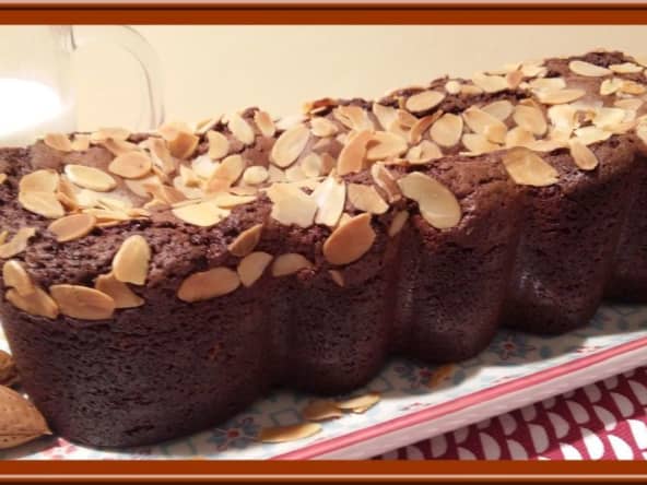 Cake au chocolat caramel et amande