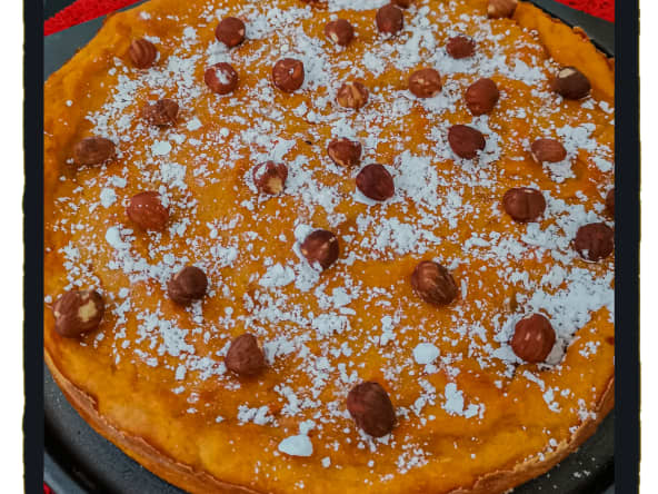 Moelleux aux patates douces et aux noisettes (dessert)