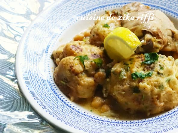 Beignets de chou fleur, sauce blanche au poulet - Terroir Bônois