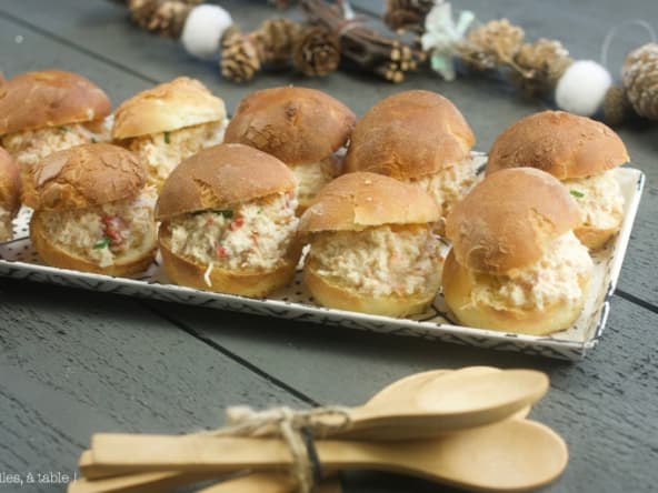 Mini crab rolls pour l'apéritif