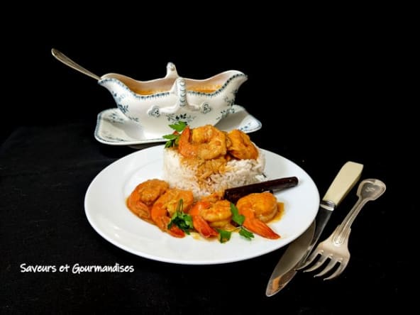 Gambas à l'indienne