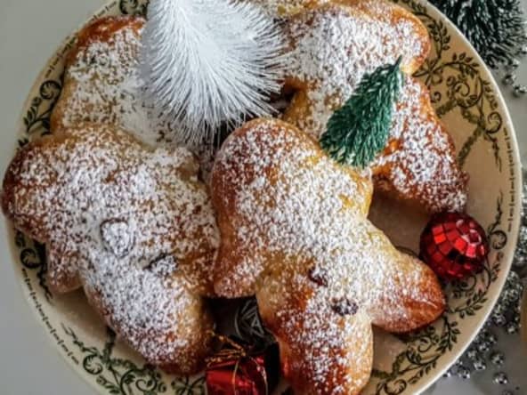 Mannele, brioche en forme de bonhomme pour fêter la Saint-Nicolas