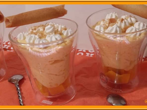 Mousse onctueuse de mangue