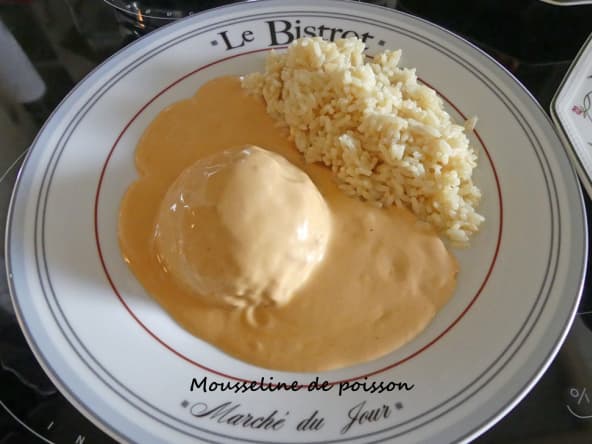 Mousseline de poisson blanc