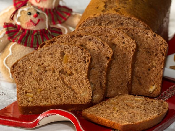 Pain d'épices aux oranges et citrons confits pour les fêtes