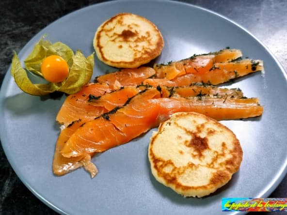 Gravlax de saumon