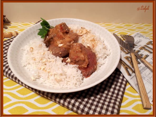 Bœuf au beurre d’arachide