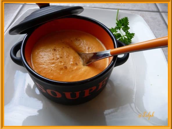 Velouté de carottes au lait concentré