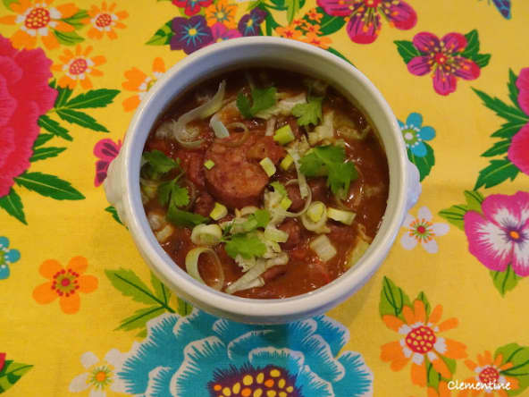 Soupe épicée aux haricots cajun