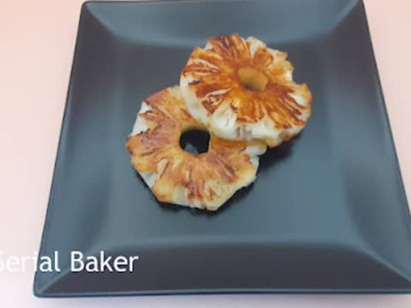 Ananas caramélisé au Mycryo