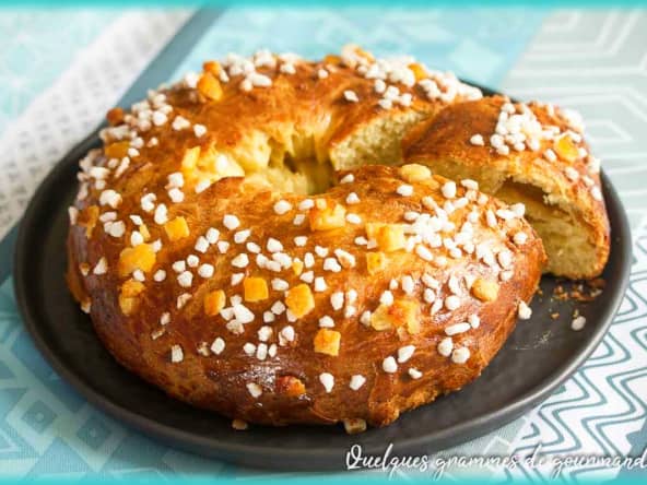 Galette des rois briochée pour l'épiphanie