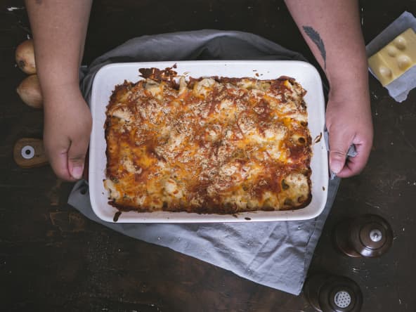 Gratin fromagé aux choux-fleurs