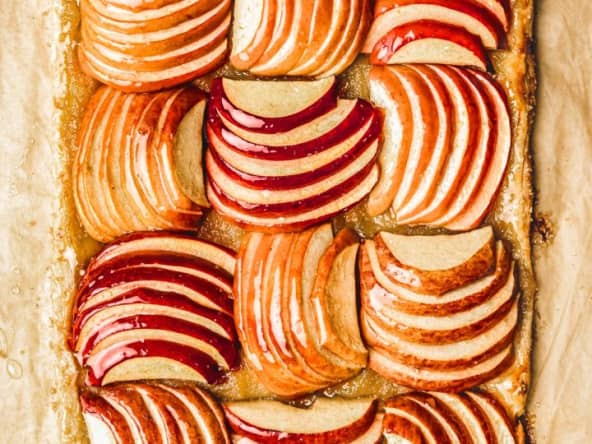 Tarte fine aux pommes facile et rapide