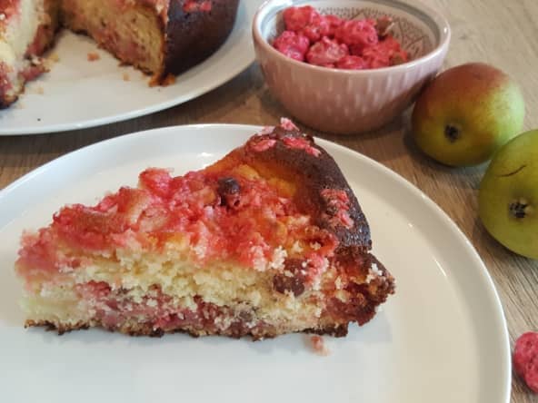 Irrésistible aux poires, pralines roses et ricotta