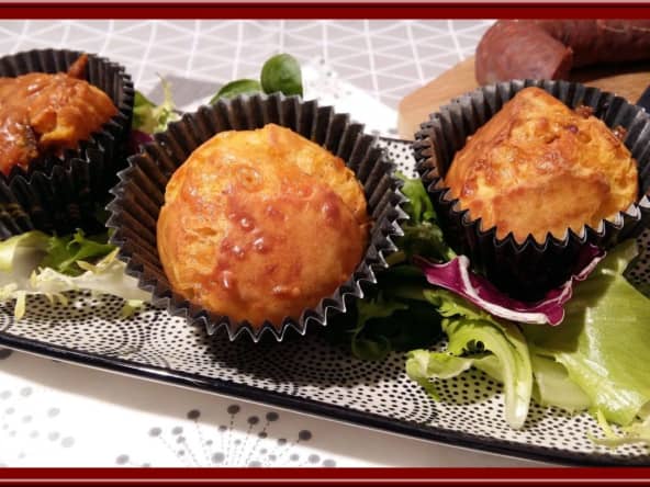 Muffins chorizo et Comté