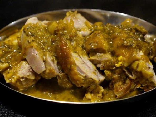 Rôti de dindonneau à la créole comme on le prépare à La Réunion