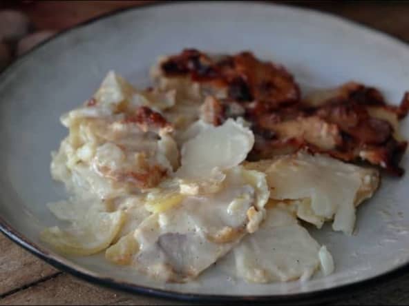 Gratin facile aux topinambours et pommes de terre