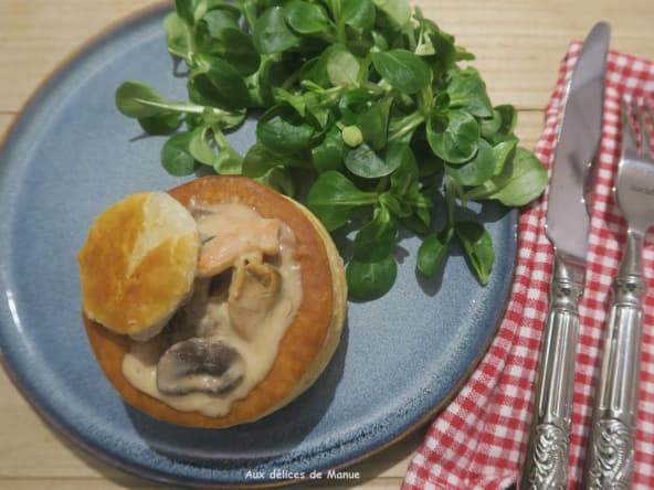 Bouchées aux crevettes et moules