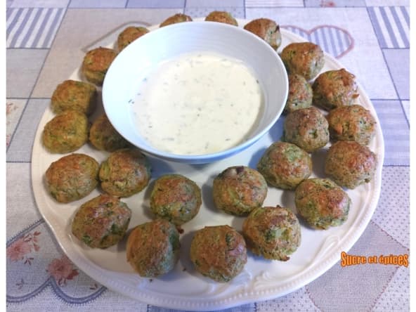 Boulettes au brocoli cuites au four