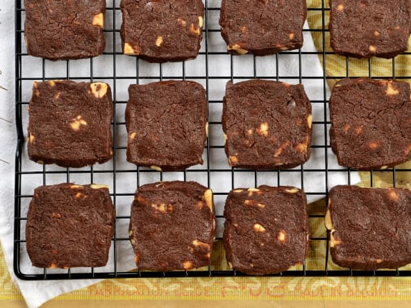 Sablés chocolat, cacahuètes salées