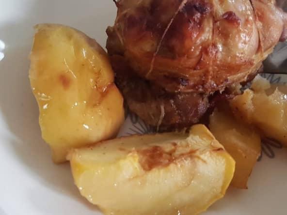 Paupiettes de veau au cidre et aux pommes