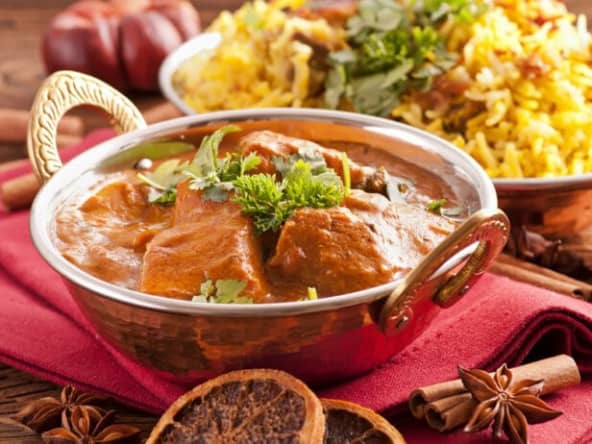 Délicieux plat de Blanc de poulet au curry - Recette régime