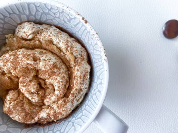 Cinnamon rolls express Vegan au micro-ondes