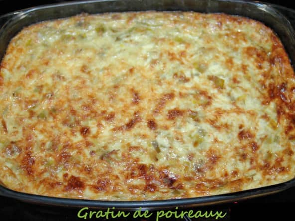 Gratin de poireaux