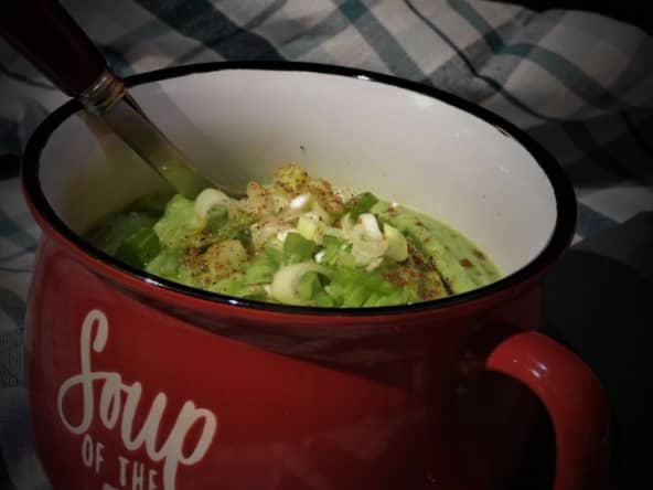 Velouté de brocoli à l’avocat