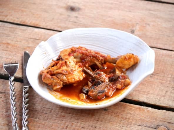 Poulet sauce chasseur