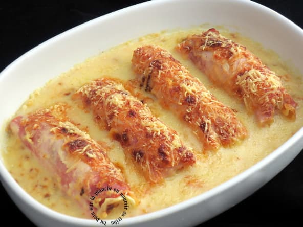 Les endives au jambon d'après une recette de Philippe Etchebest